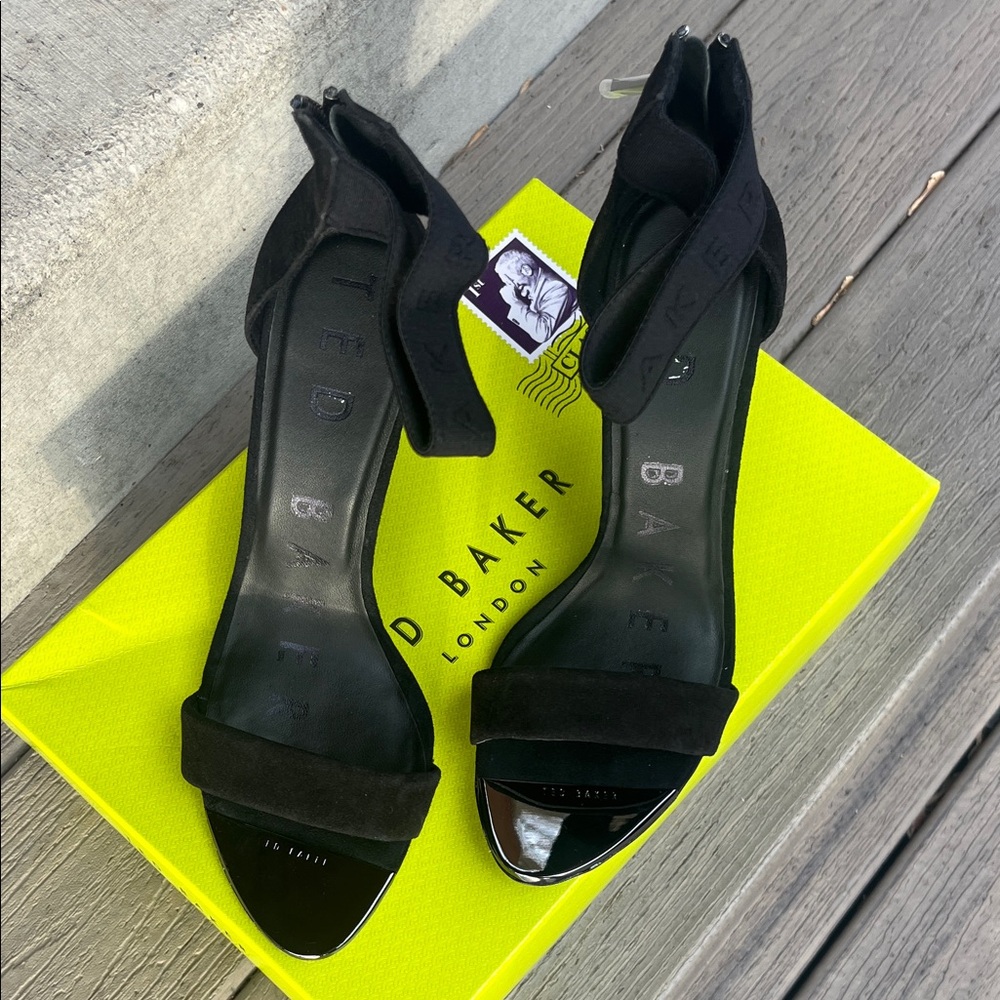 Ted Baker Black Suede Heels